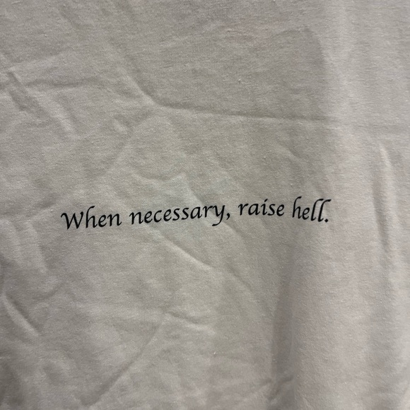NWT* Heather Harlan Raise Hell Tshirt M 20x29 - Picture 3 of 7